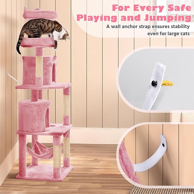 Topeakmart 70.5in Cat Tree, Cat Furniture - Image 9