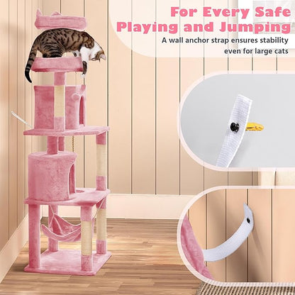 Topeakmart 70.5in Cat Tree, Cat Furniture - Image 9