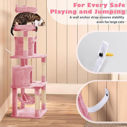 Yaheetech Cat Tree, 70.5in Cat Tower - Image 7