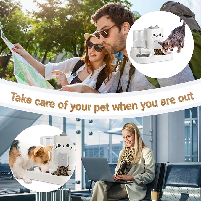 2-in-1 Gravity Pet Feeder & Water Dispenser - Image 7