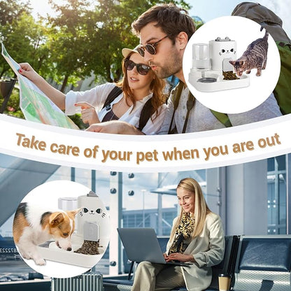 2-in-1 Gravity Pet Feeder & Water Dispenser - Image 7