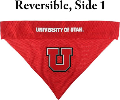 Pets First Collegiate Pet Accessories, Reversible Bandana, Utah Utes, - Image 3