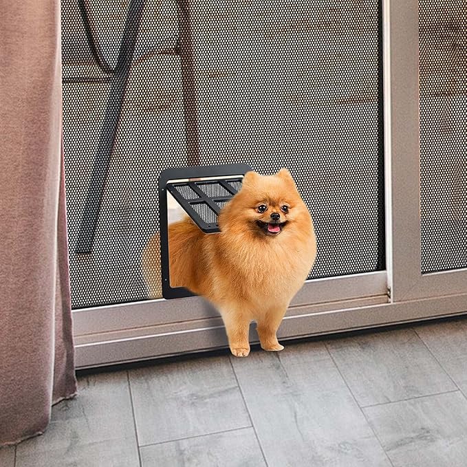 NAMSAN Cat Screen Door, Flap Opening 8.3 x 10.3 inches, Doggie Door - Image 7