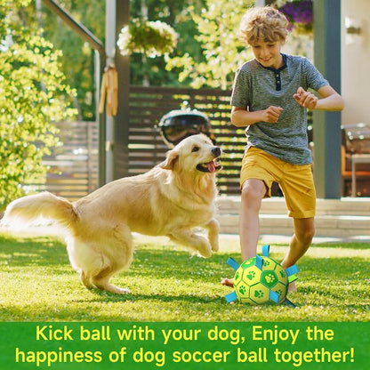 QDAN Dog Toys Soccer Ball - Image 2