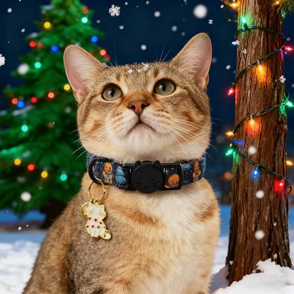 Elegant little tail 2 Pack Cat Collar- Christmas Cat Collars Breakaway - Image 5