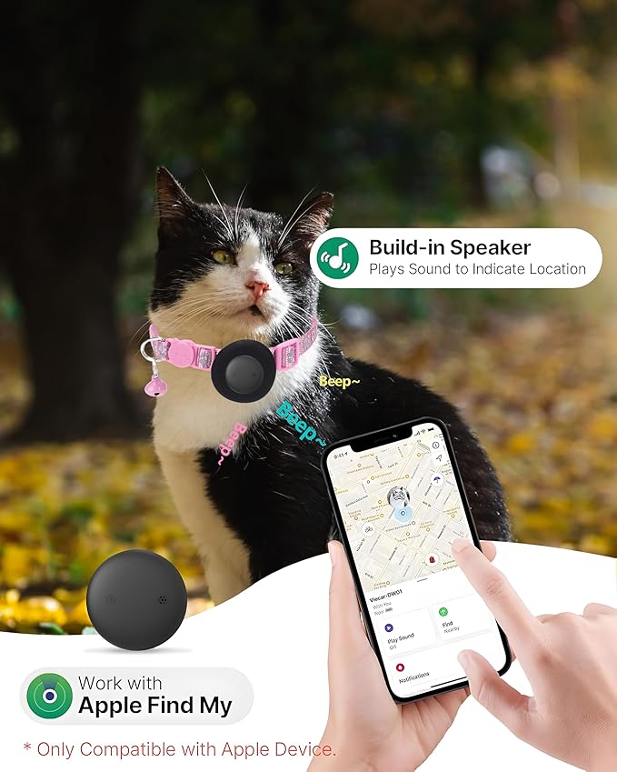 GPS Tracker for Cats, Mini GPS Pet Tracker, IPX8 Waterproof Cat Trackers - Image 5
