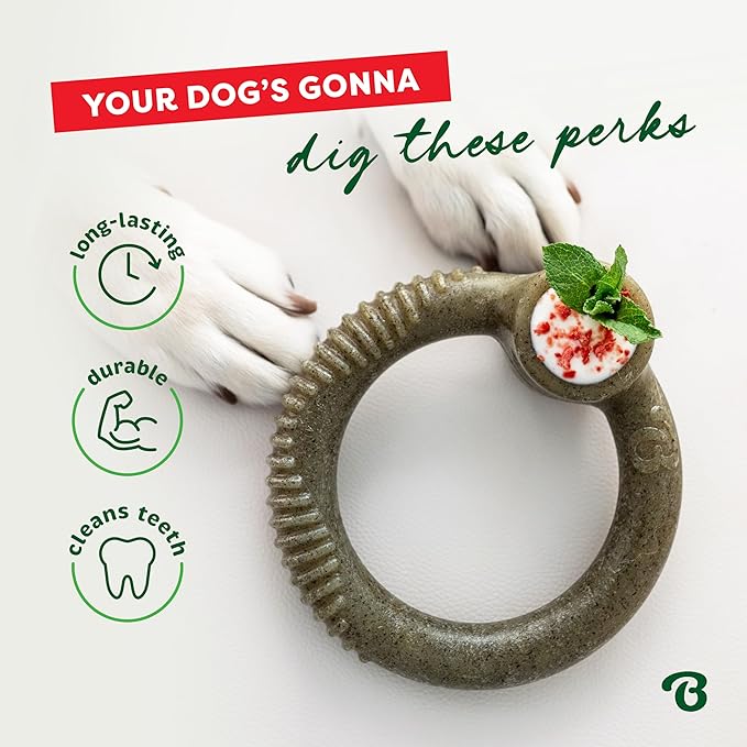 Benebone Peppermint Ring – Limited Edition Holiday Flavor, Durable Chew Toy - Image 6