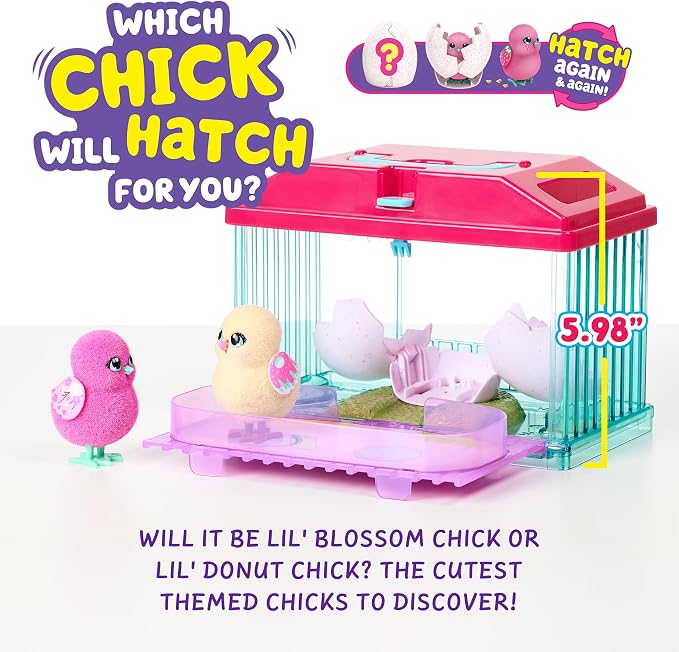 Little Live Pets Toy Chicken Coop, Interactive Hutch Animal Playset - Image 4
