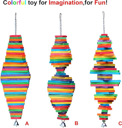 Bird Chewing Toy Large Medium Parrot Cage Bite Toys African Grey Macaws - Image 2