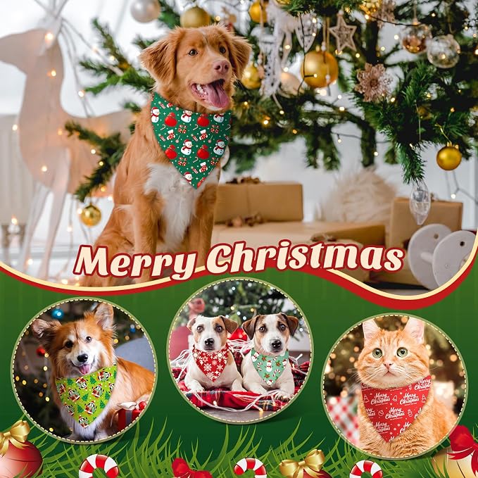 200 Pcs Dog Bandanas Bulk, Reusable Pet Scarves - Image 6
