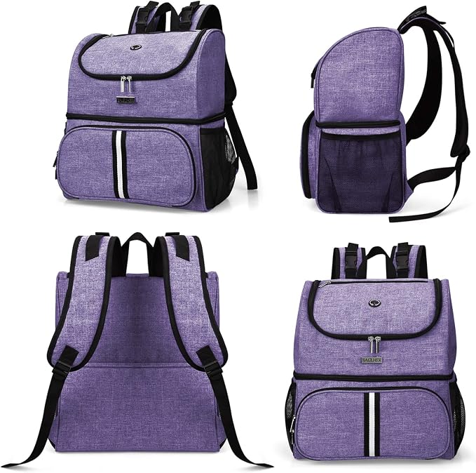 BAGLHER Pet Travel Bag, Double-Layer Pet Supplies Backpack, Pet Travel Backpack - Image 2