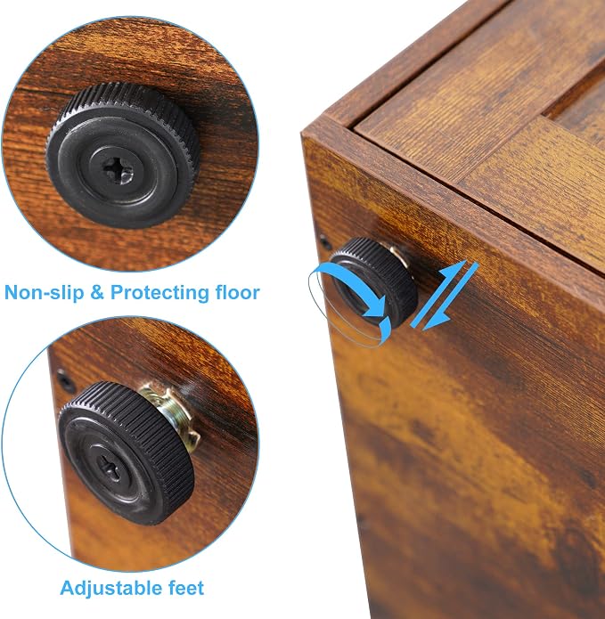 Hey-brother Cat Tree with XL Litter Box Enclosure, All-in-one Cat Tower - Image 8