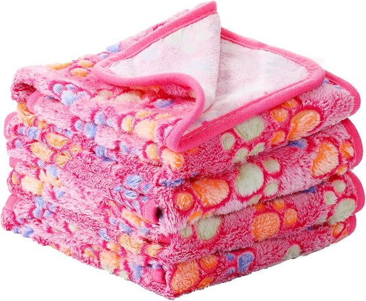 Tatuo 4 Pcs Dog Blanket for Pet Cat Blankets Indoor Puppy Teething Stuff Toys by Tatuo