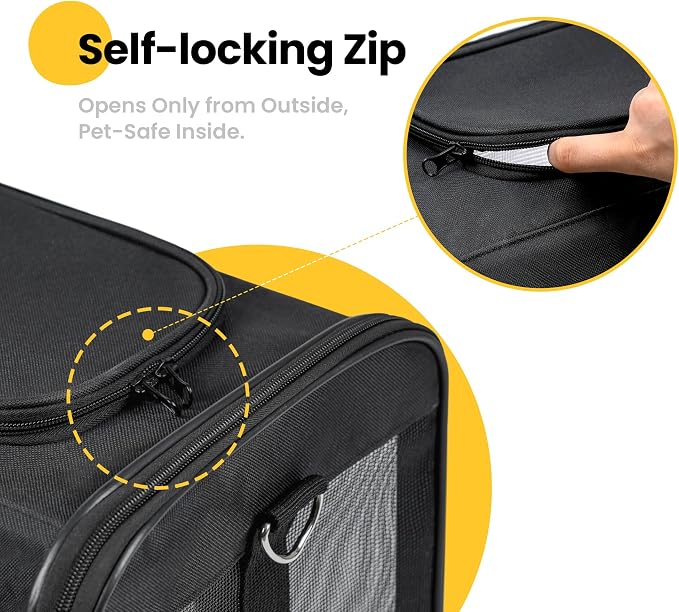 Cat Carrier Airline Approved, Soft-Sided Dog Carrier - Image 4