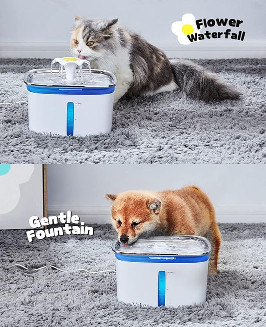 Veken Innovation Award Winner 95oz/2.8L Cat Water Fountain - Image 2