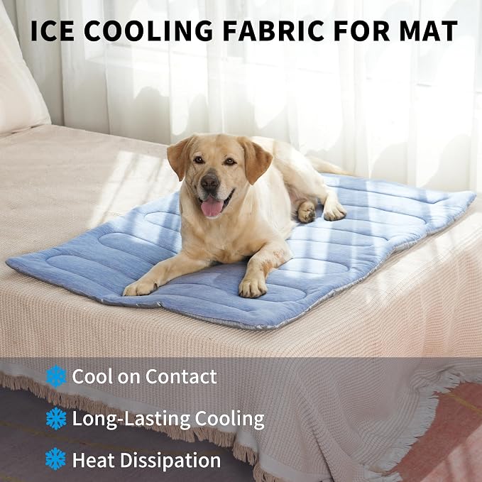 MARUNDA Dog Cooling Mat, No Need to Freeze Or Refrigerate This Cool Pet Pad Cat - Image 7