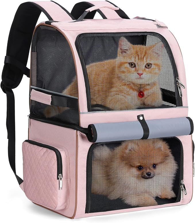 Lekebobor Double Cat Backpack Carrier by LEKEBOBOR