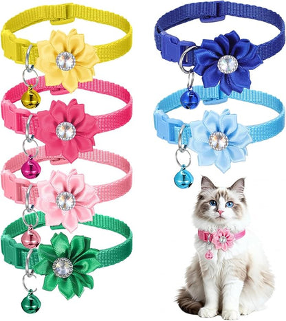 6 PCS Cute Cat Collar Breakaway by Unknown