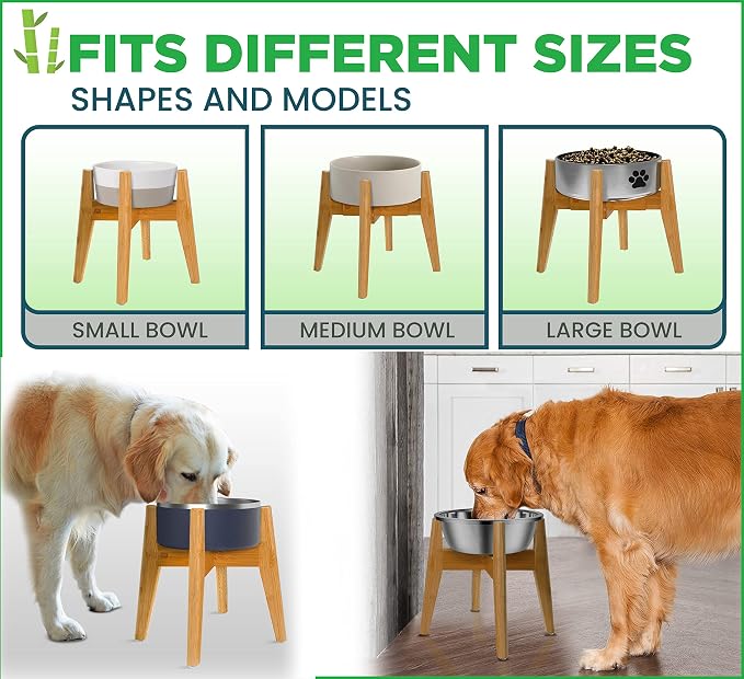 Dog Bowl Stand - Ideal for Large Breeds, Adjustable, Raises Pet Food Feeders - Image 8