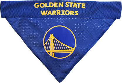 Pets First NBA Golden State Warriors Reversible Bandana Size XX-Large - Image 3