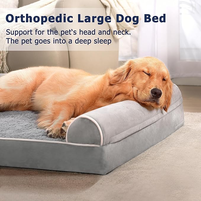 WESTERN HOME Dog Beds Large Sized Dog, Orthopedic Large Pet Bed - Image 3