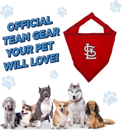 Pets First MLB ST. Louis Cardinals TIE Bandana, Small/Medium. Dog Bandana Scarf - Image 6