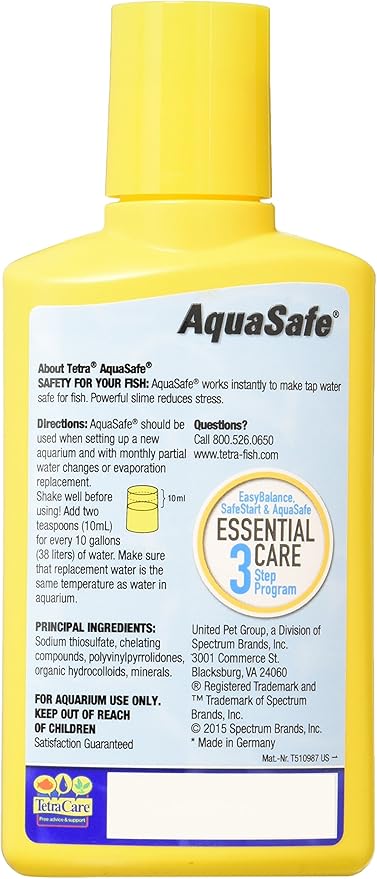Tetra 16172 AquaSafe Fish Tank Water Conditioner, 8.45 fl oz - Image 2
