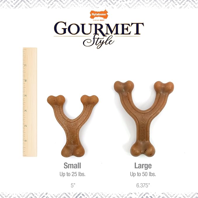 Nylabone Gourmet Style Wishbone Strong Chew Toy - Image 12