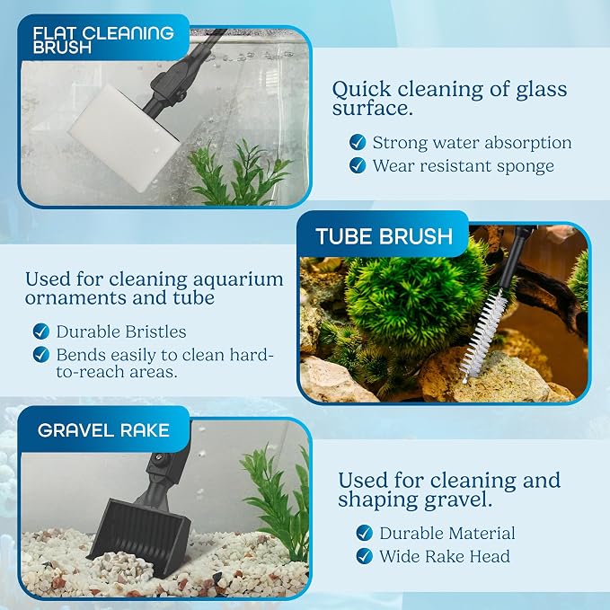 Aquarium Cleaning Tools 7 in 1 - Image 4