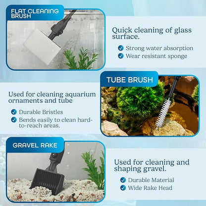 Aquarium Cleaning Tools 7 in 1 - Image 4