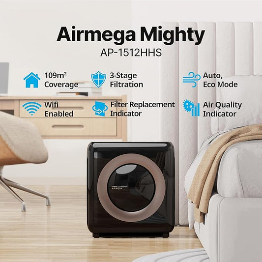COWAY Air Purifier for Home Up to 1, App-Enabled Smart Technology, Compatible - Image 2