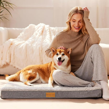 Patas Lague Orthopedic XL Dog Bed Large Sized Dog 48''X30'', Soft Waterproof - Image 2