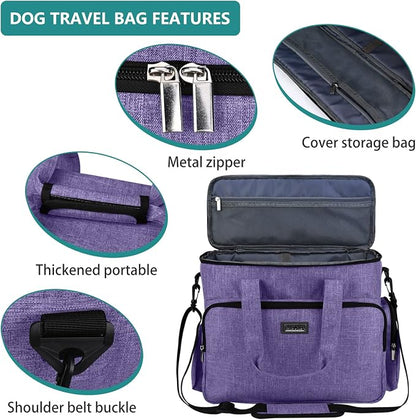 BAGLHER Dog Travel Bag, Airline Approved Pet Tote Organizer - Image 4