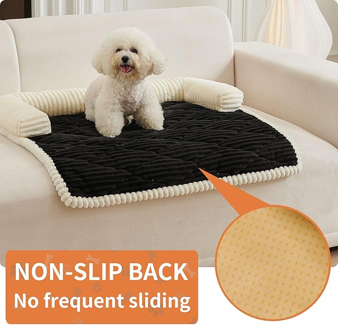 HAOMAIJIA Dog Couch Bed for Small Dogs, Non Slip Pet Couch Covers for Sofa - Image 3