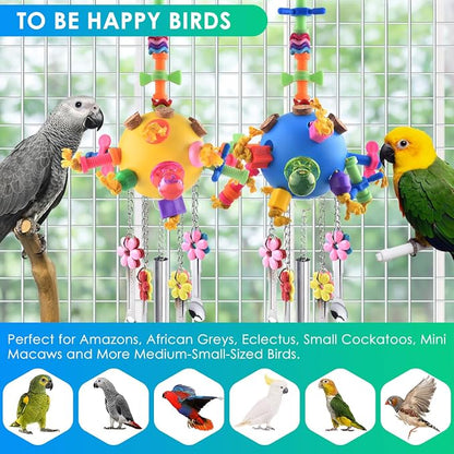 KATUMO Bird Toys, African Grey, Small Cockatoo, Mini Macaw, Eclectus and - Image 7