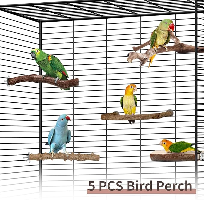 Bird Perches, Bird Perch Chewing Stick Cage Accessories Parrot Climbing - Image 7