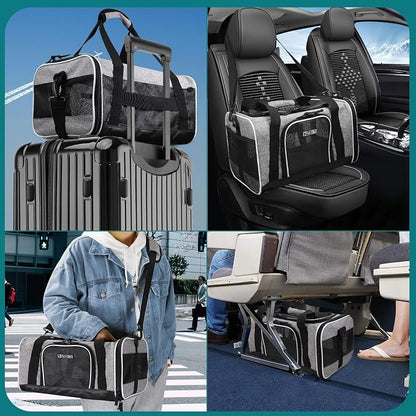 Petskd Pet Carrier 17x11x9.5 Alaska Airline Approved, Pet Travel Carrier Bag - Image 9