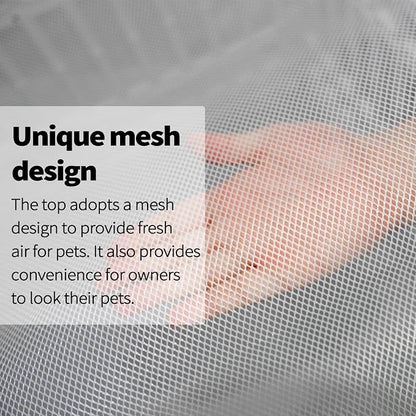 PJYuCien Dog Playpen Mesh Top Cover, Fits 36 Inch 4 Panels Regular Square - Image 5