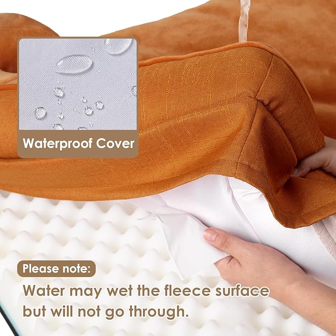 EHEYCIGA Orthopedic Dog Bed for Medium Dogs, Waterproof Memory Foam Medium Dog - Image 3
