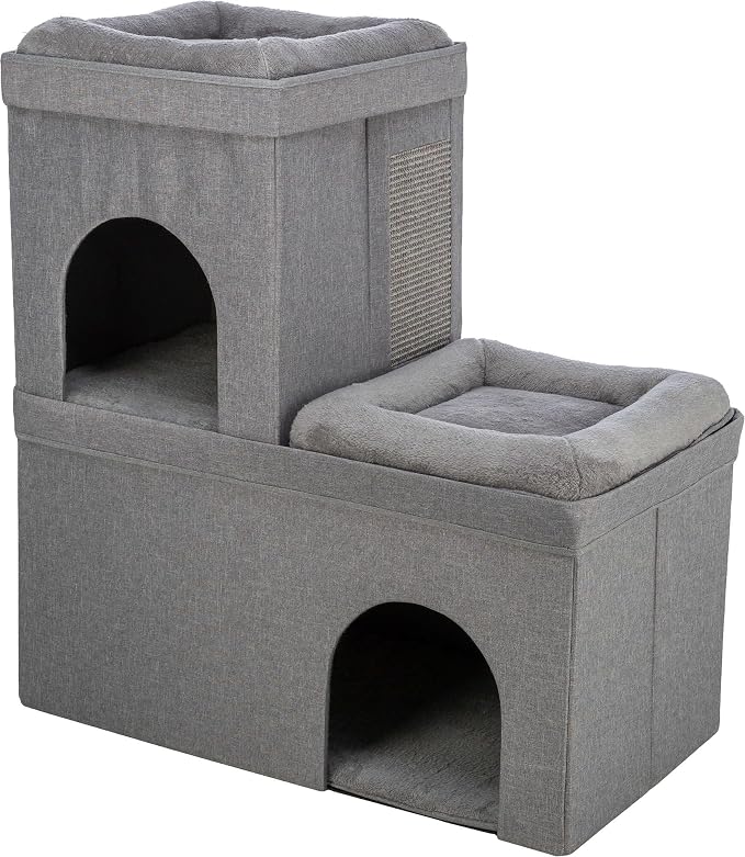 TRIXIE Double Crazy Cube Stackable Cat Condo by TRIXIE