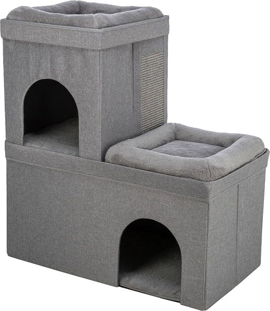 TRIXIE Double Crazy Cube Stackable Cat Condo by TRIXIE