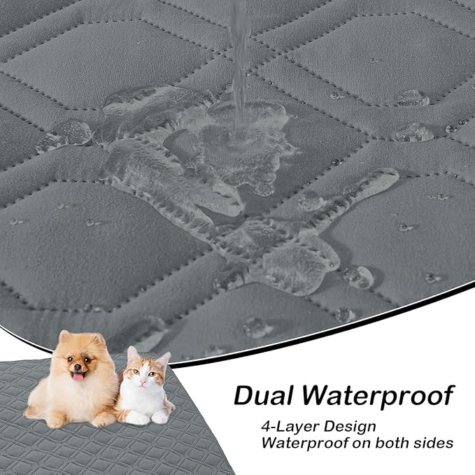 hyha Waterproof Dog Bed Blanket, Soft Pet Blankets, Waterproof Couch Cover - Image 3
