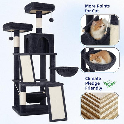 Multi-Level Cat Tree for Indoor Cats, Cat Tower - Image 6