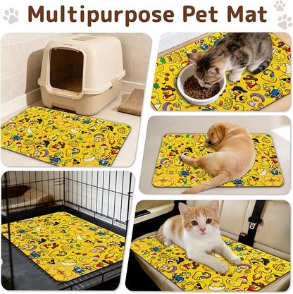 Dog Food Mat for Bowls, Absorbent Quick Dry Dog Cat Mats for Food and Water - Image 6