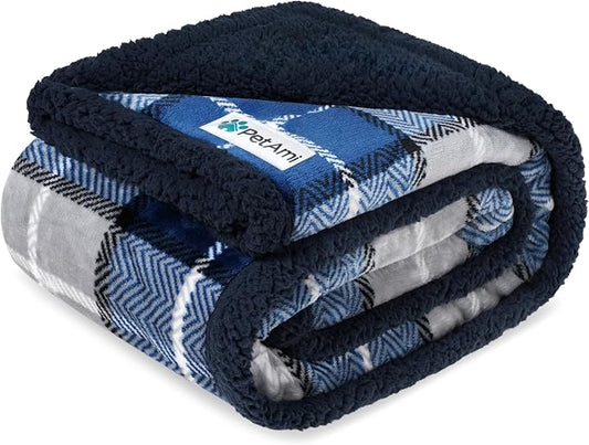 PetAmi Waterproof Dog Blanket for Small Medium Dog Puppy Cat Throw for Couch by PetAmi