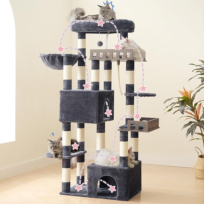 Maine Coon Cat Tree, Heavy Duty Cat Tree - Image 7