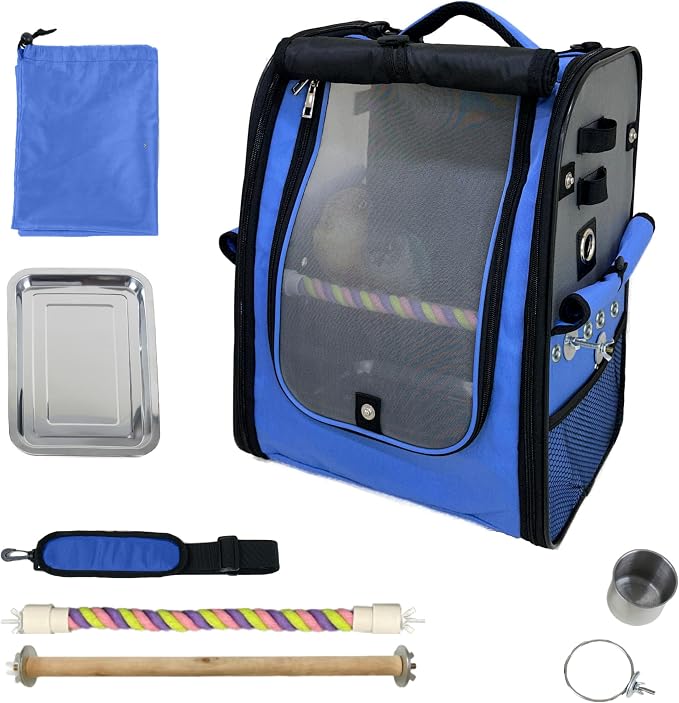 Birds Day Bird Carrier Backpack-Parrot Travel Cage by BirdsDay