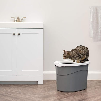 IRIS USA Top Entry Cat Litter Box, Large Enclosed - Image 9