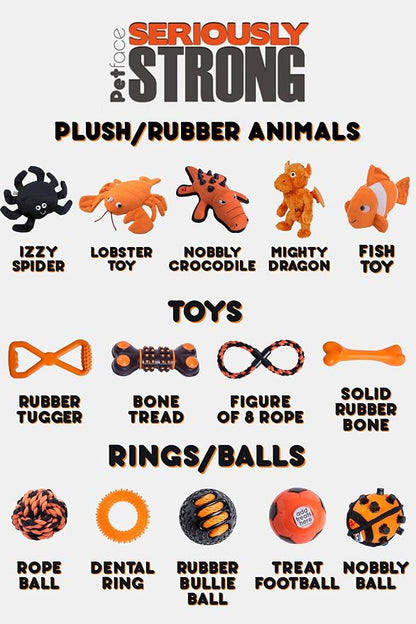 Petface Seriously Strong Bone Tread Dog Toy - Image 6