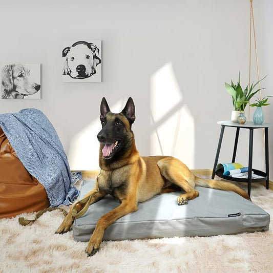 Explore Land Waterproof Dog Bed Cover Canvas Washable Dog Crate Pad Replacement - Image 2
